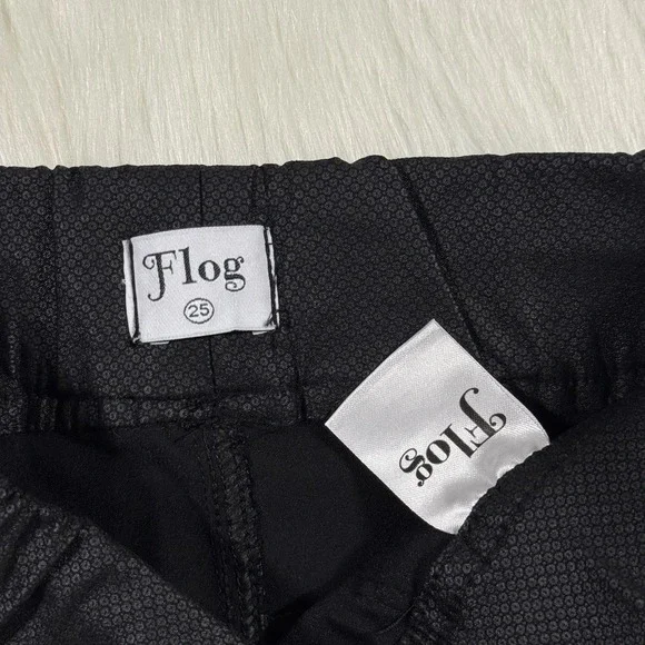 Bevy Flog Women's Size 25 Black Gaya Drawstring Cargo Jogger Pull On Pants - Picture 6 of 11